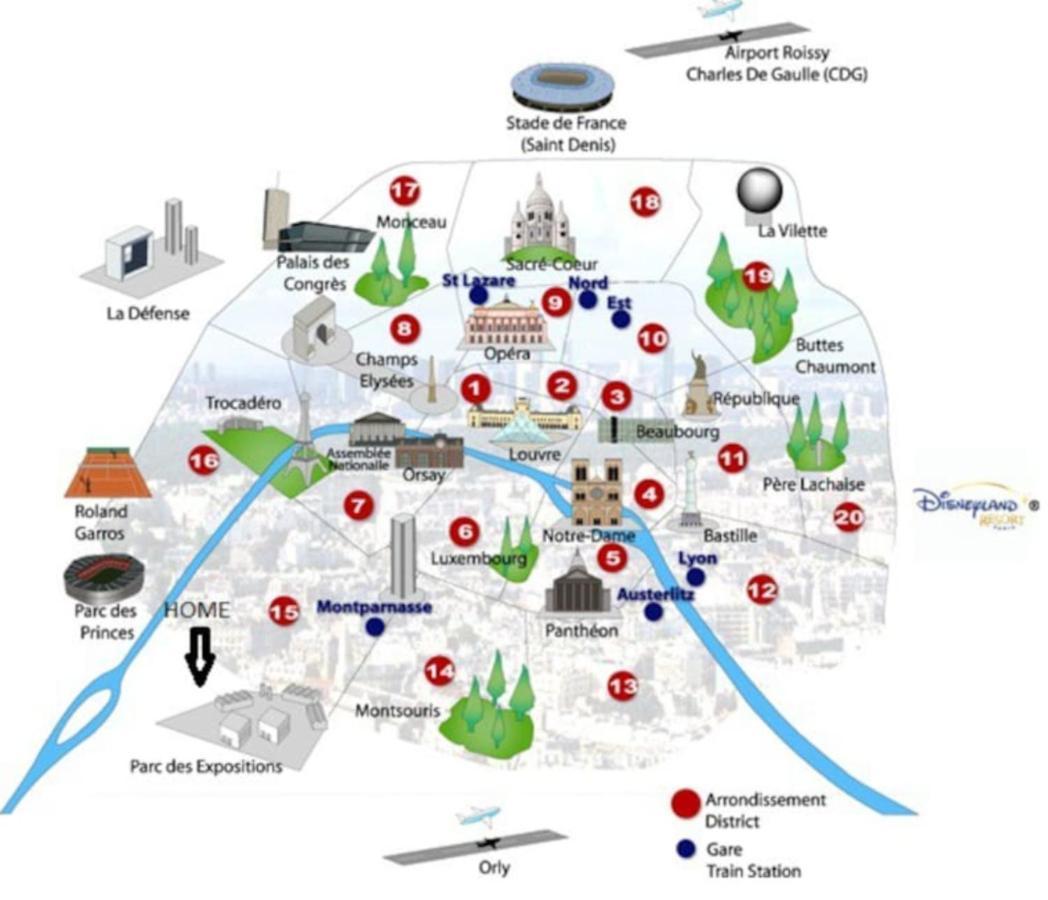 Stayparis Issy-les-Moulineaux Eksteriør billede